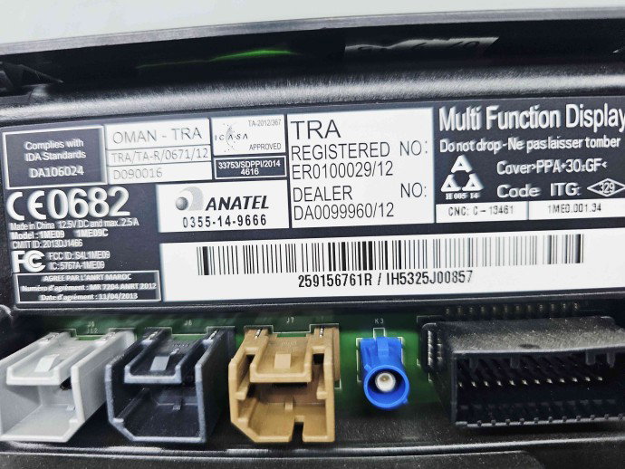  Display bord Renault Megane 3 [Fabr 2008-2015] Facelift 259156761R