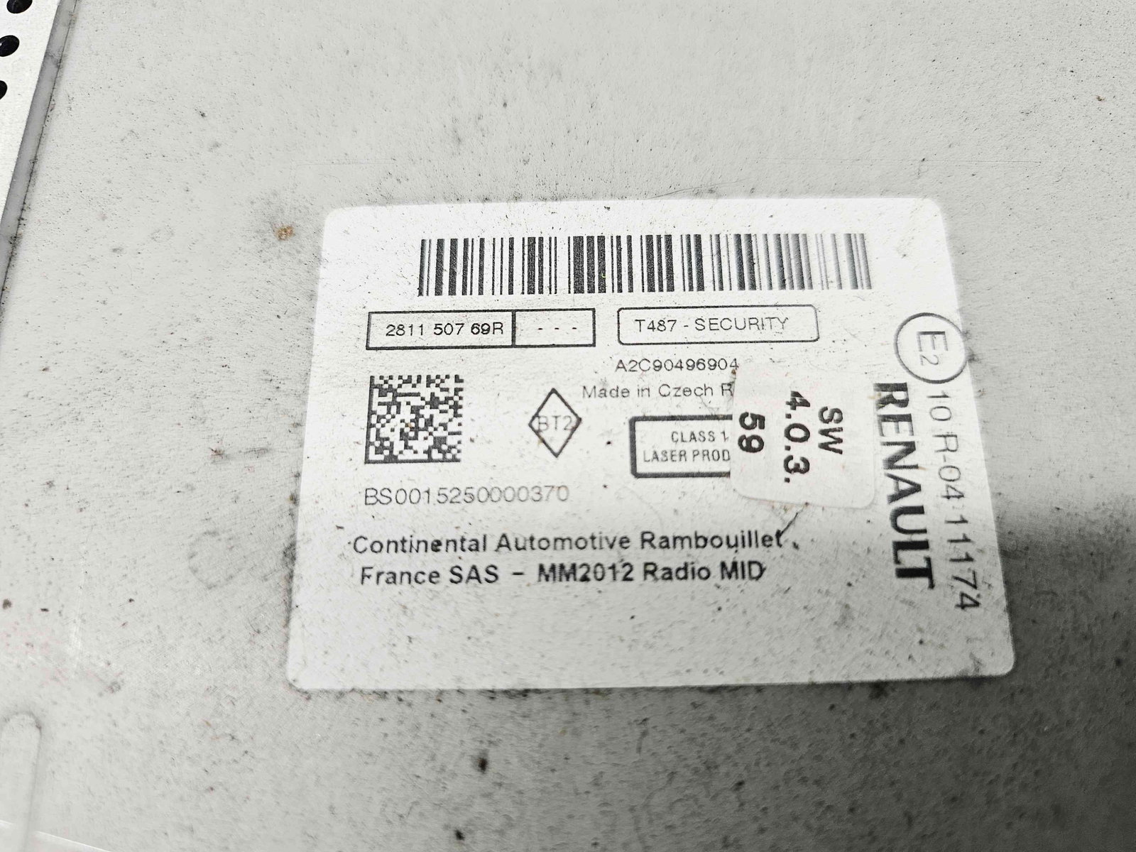 Radio CD Renault Megane 3 [Fabr 2008-2015] Facelift 281150769R - imagine 3