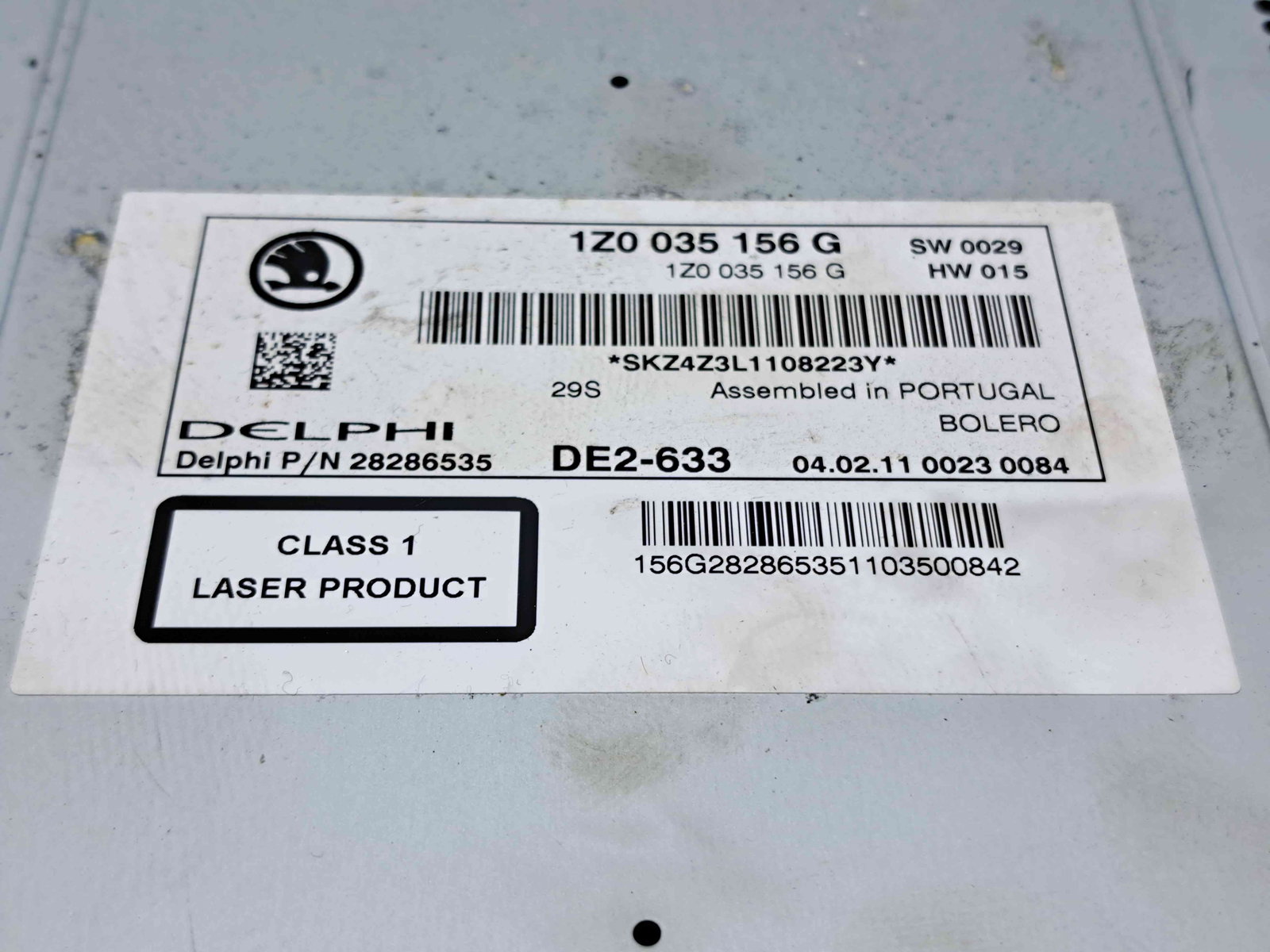 Radio CD Skoda Octavia 2 Combi (1Z5) [Fabr 2004-2013] Facelift 1Z0035156G - imagine 4