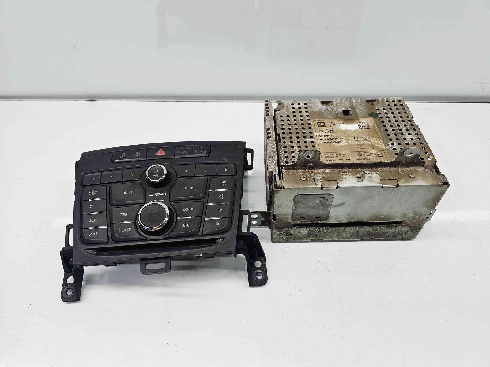 Radio CD Opel Zafira C (D75) Tourer [Fabr 2011-2017] 13435410 / 39007596 - imagine 2