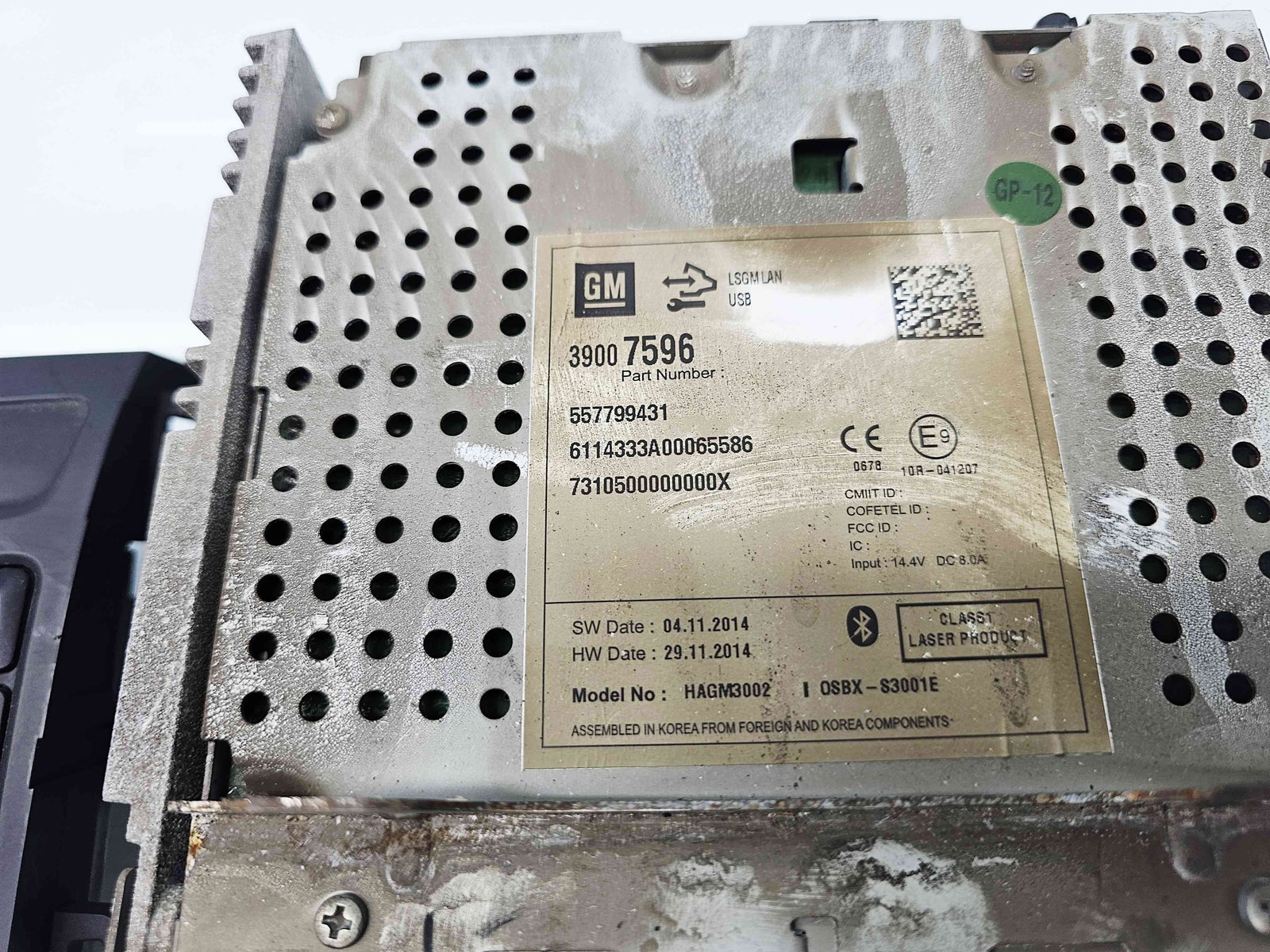 Radio CD Opel Zafira C (D75) Tourer [Fabr 2011-2017] 13435410 / 39007596 - imagine 3