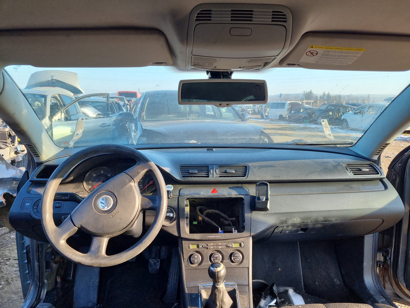 Kit airbag - Plansa bord Volkswagen Passat B6 Variant (3C5) [Fabr 2005-2010] OEM - imagine 1