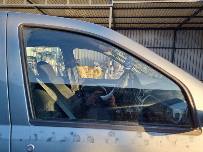 Geam usa dreapta fata Dacia Logan (LS) [Fabr 2004-2012] OEM
