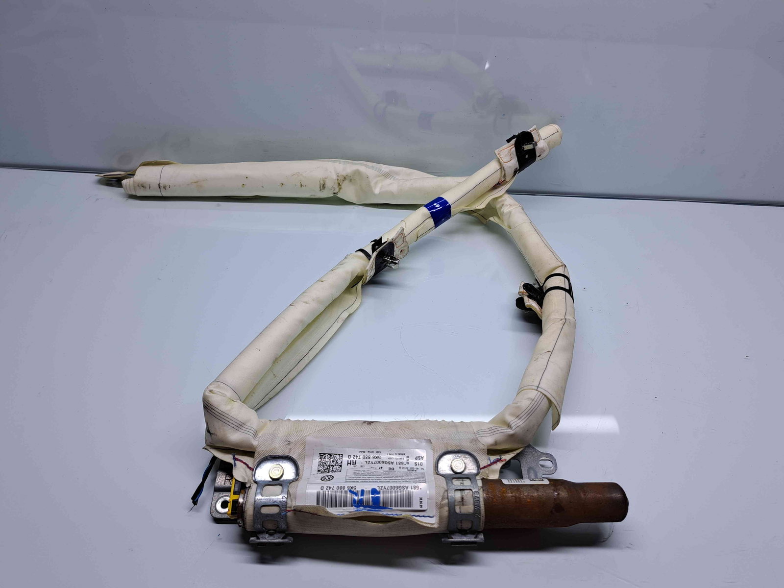 Airbag cortina dreapta Volkswagen Golf 6 (5K1) GTD [Fabr 2009-2013] 5K6880742D - imagine 1