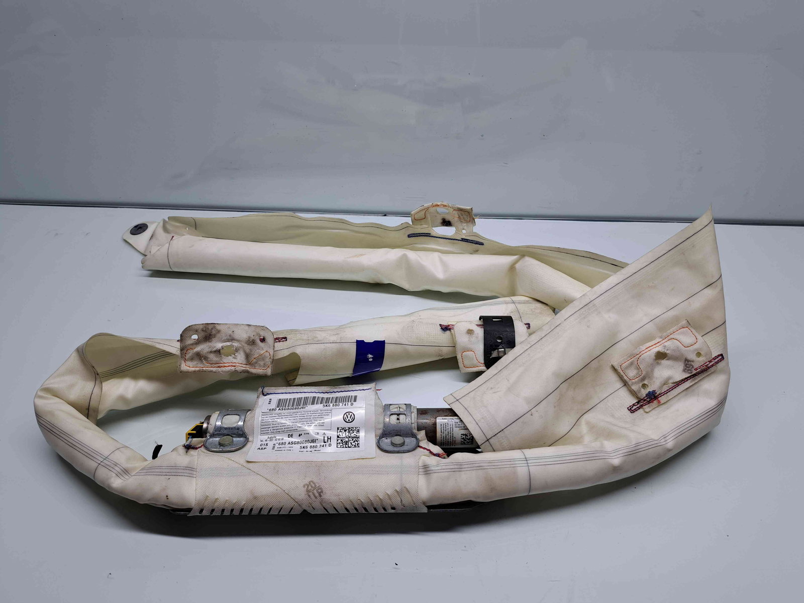 Airbag cortina stanga Volkswagen Golf 6 (5K1) GTD [Fabr 2009-2013] 5K6880741D - imagine 1