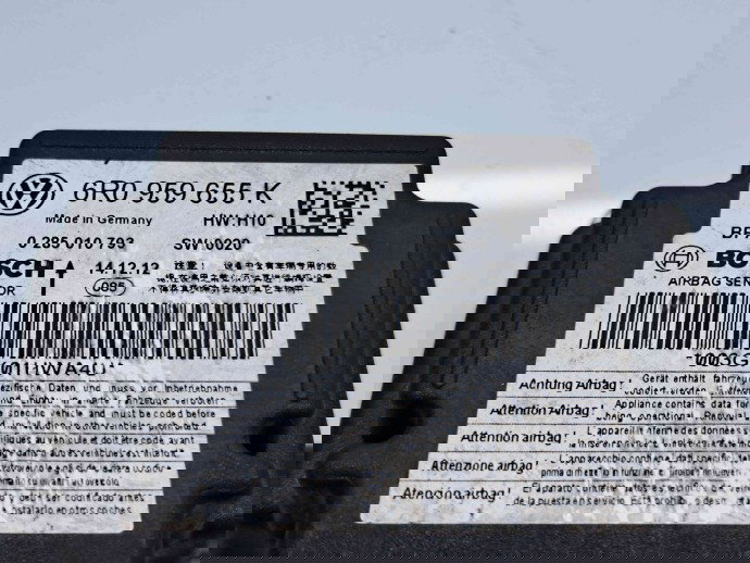 Calculator airbag Skoda Fabia 2 (5J, 542) [Fabr 2007-2014] 6R0959655K 1.2 TDI CFWA 55KW / 75CP