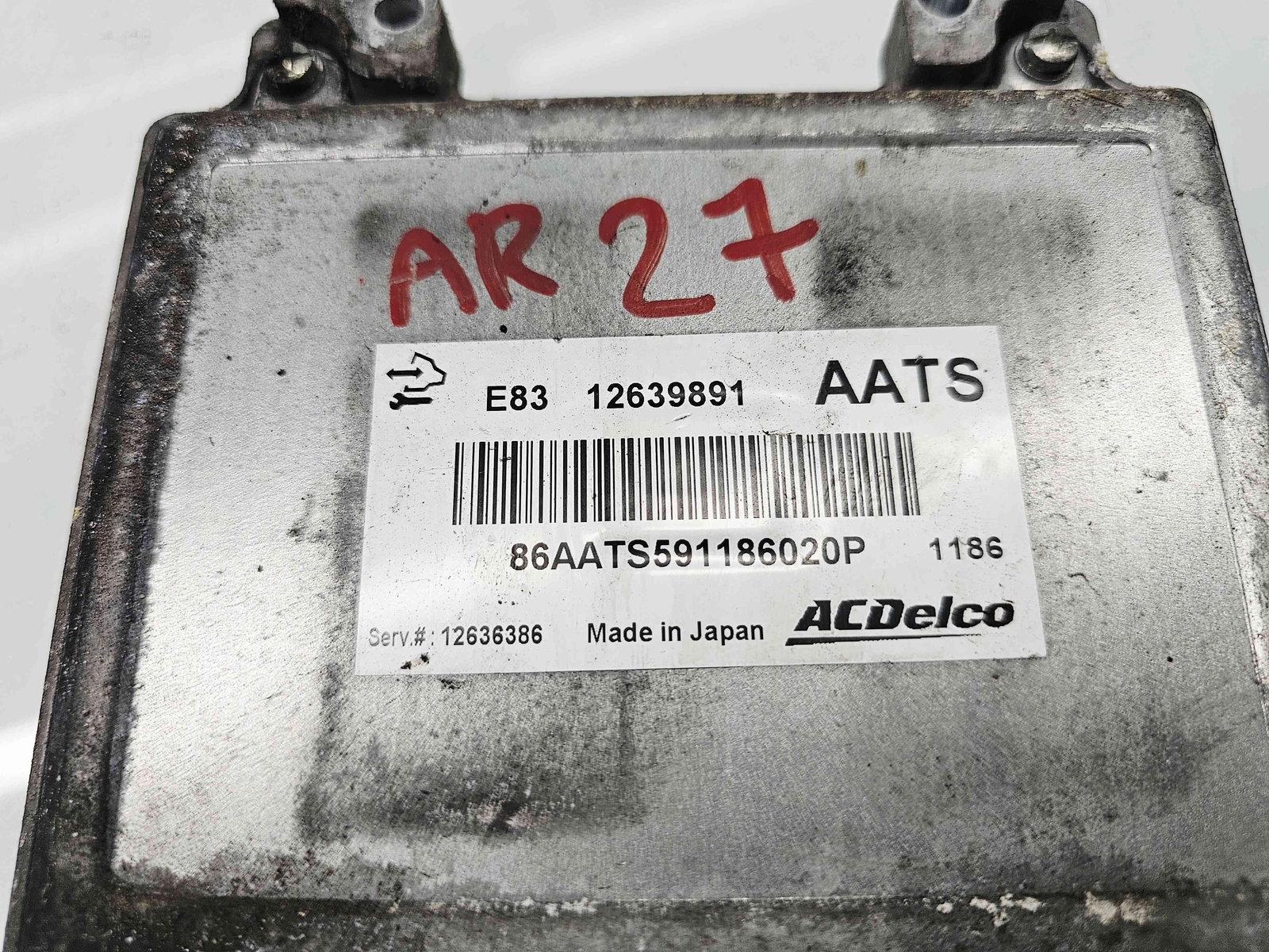 Calculator motor ECU Opel Astra J [Fabr 2009-2015] 12639891 1.4 Benz A14XER 74KW / 100CP - imagine 3