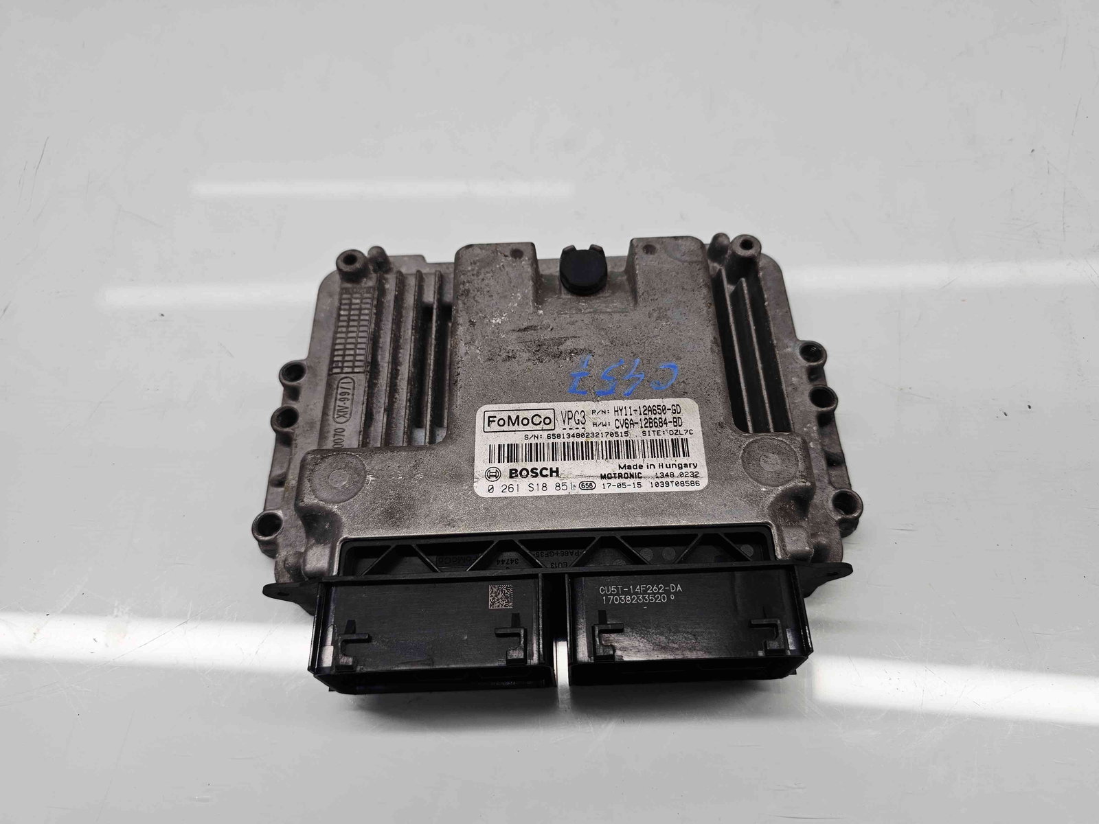 Calculator motor ECU Ford B-Max [Fabr 2012-prezent] CV6A-12B684-BD 1.0 Benz M1DA 92KW / 125CP - imagine 1
