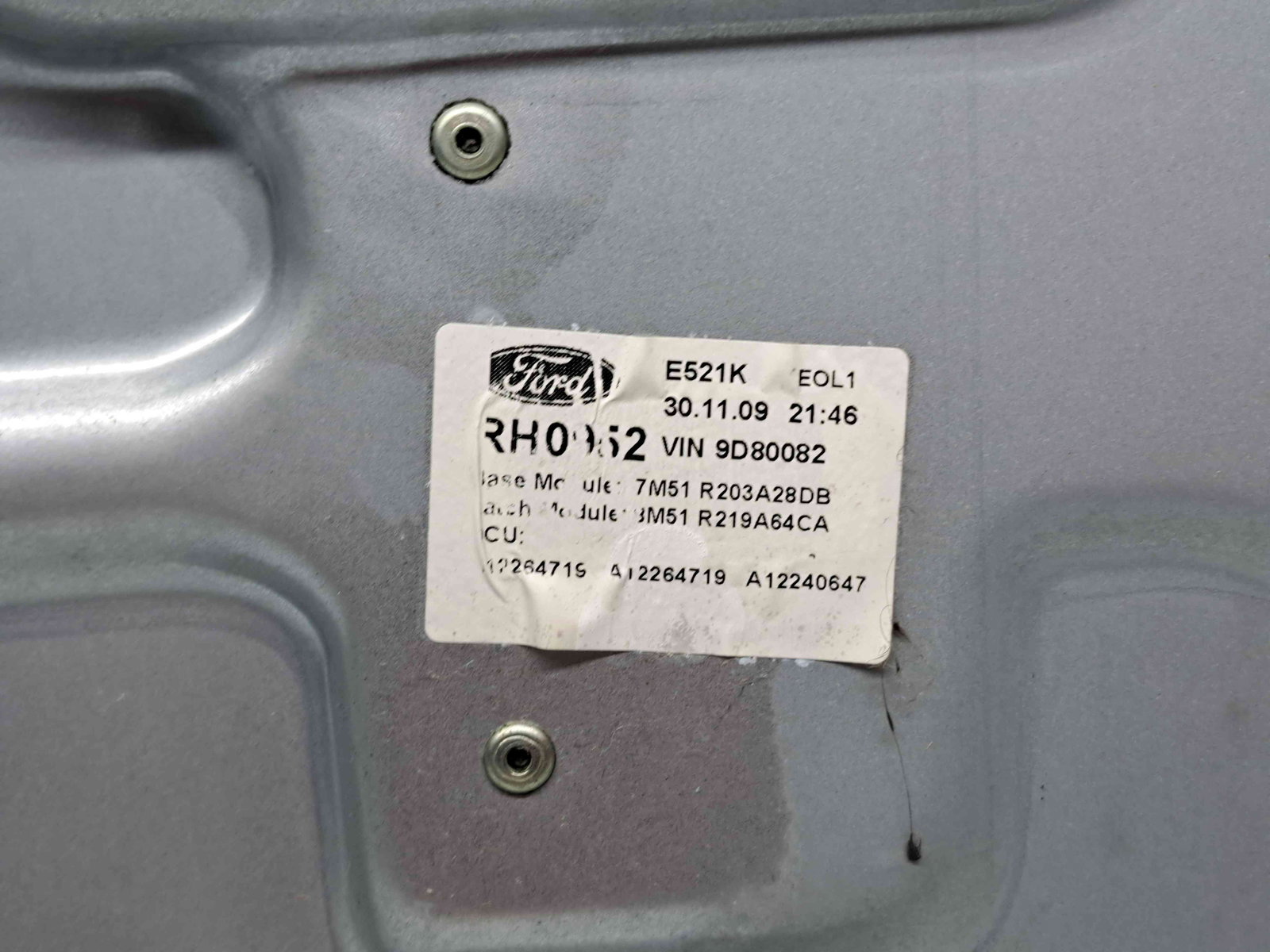 Macara electrica geam dreapta fata Ford Kuga I [Fabr 2008-2012] 7M51R203A28DB - imagine 3