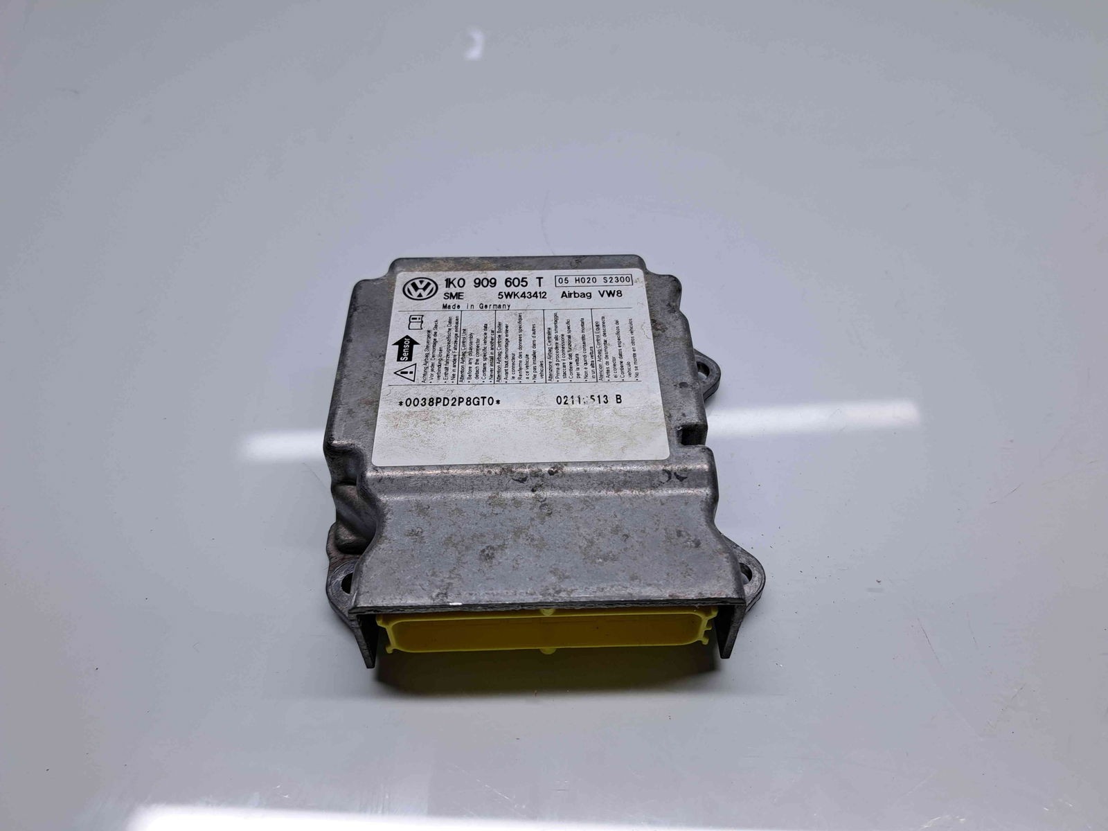 Calculator airbag Volkswagen Touran (1T1, 1T2) [Fabr 2003-2010] 1K0909605T 2.0 TDI CEGA 125KW / 170CP - imagine 1