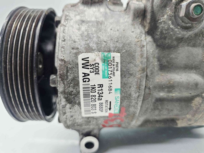 Compresor clima  AUDI A3 (8P1) [Fabr 2003-2012] 1K0820803S 1.9 TDI BLS 77KW / 105CP