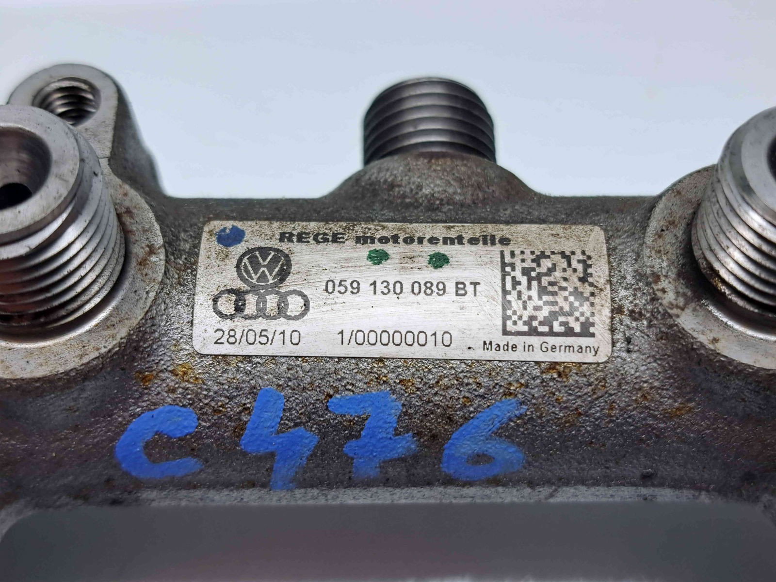 Rampa injectoare AUDI A6 (4F2, C6) [Fabr 2004-2010] 059130089BT 3.0 TDI CJGA 176KW / 240CP - imagine 3