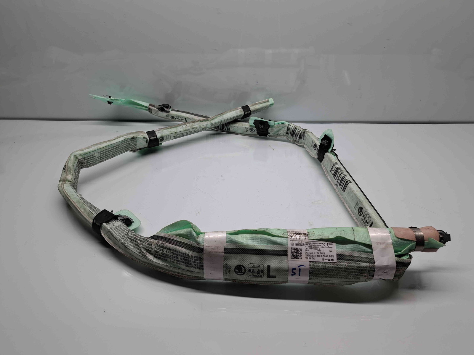 Airbag cortina stanga Skoda Octavia 3 Combi (5E5) [Fabr 2012-prezent] 5E0880741 - imagine 1