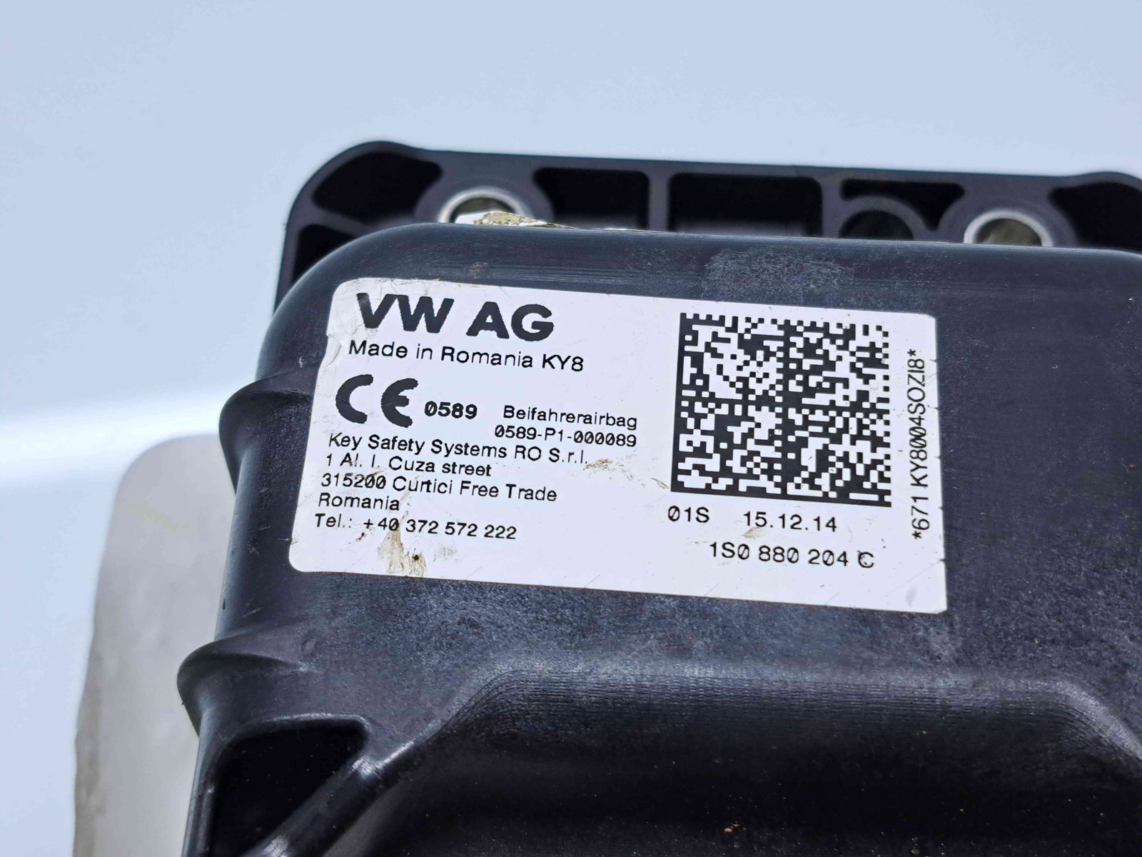 Airbag pasager Skoda Octavia 3 Combi (5E5) [Fabr 2012-prezent] 1S0880204C - imagine 4