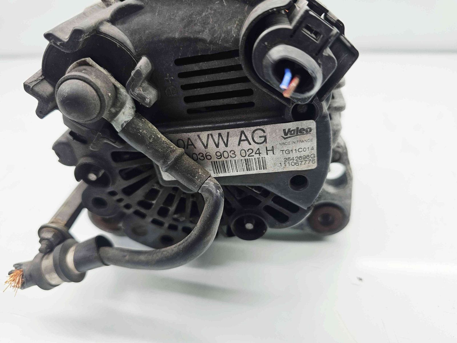 Alternator Volkswagen Polo (6R) [Fabr 2009-2016] 036903024H 1.4 Benz CGGB 63KW / 86CP - imagine 3
