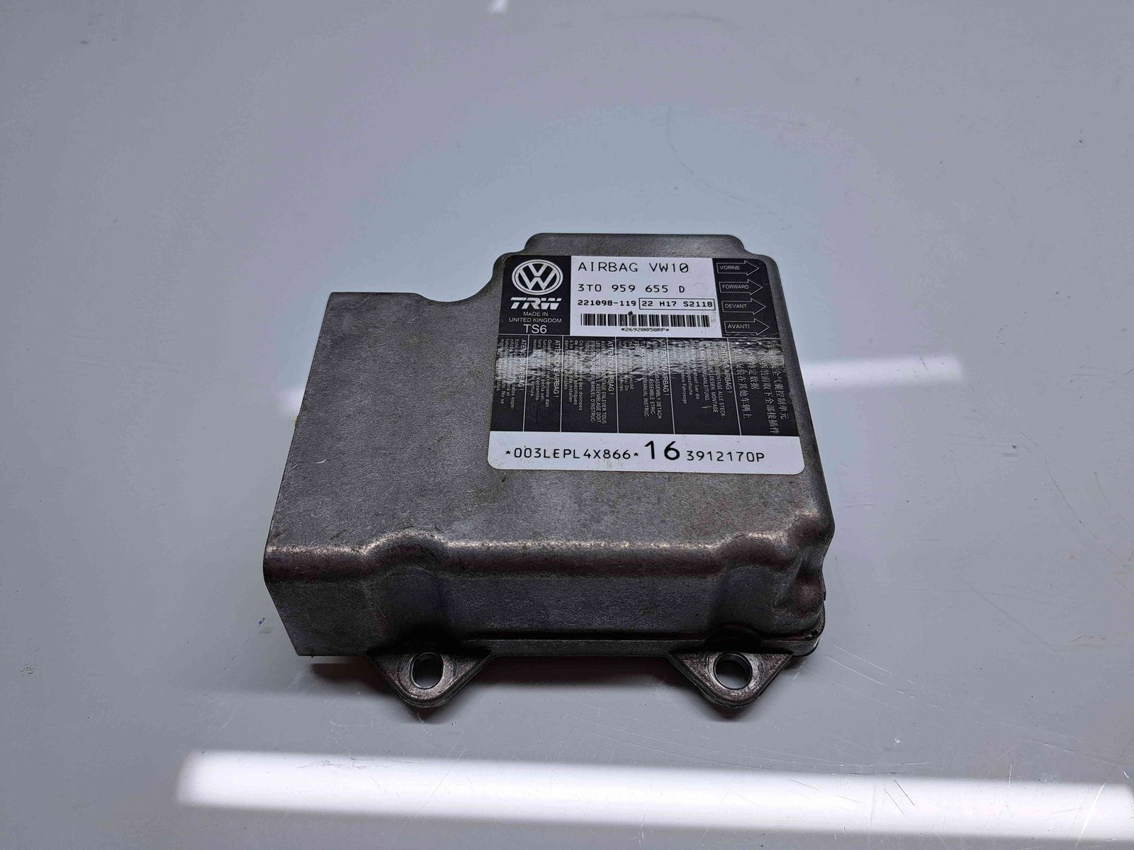 Calculator airbag Skoda Superb II Combi (3T5) [Fabr 2009-2015] 3T0959655D 1.6 TDI CAYC 77KW / 105CP - imagine 1