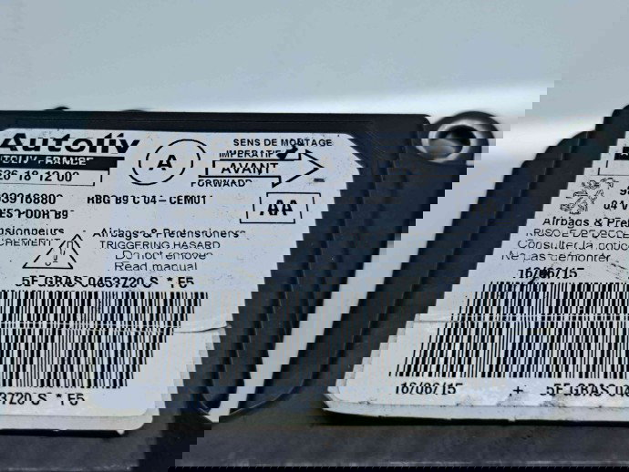 Calculator airbag Peugeot Partner (II) [Fabr 2008-2018] 9803916880 1.6 HDi DV6ETED 55KW / 75CP