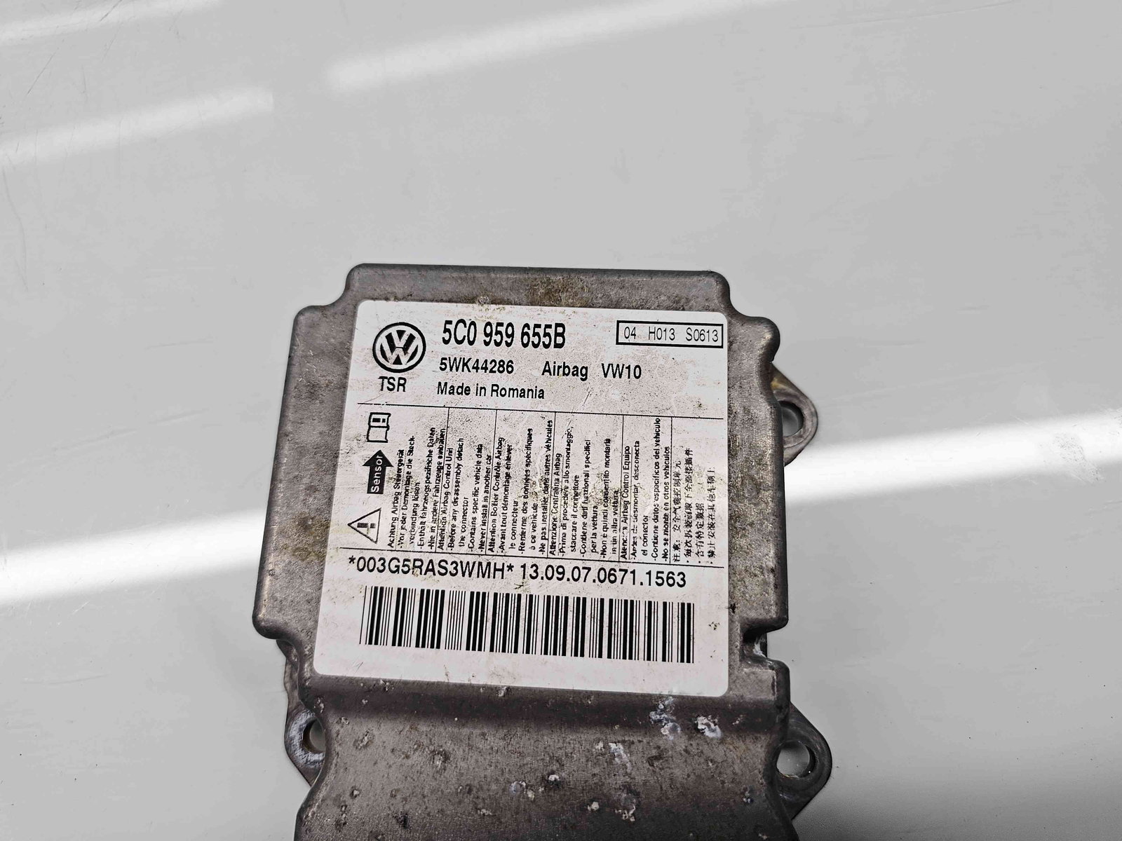 Calculator airbag Skoda Yeti (5L) [Fabr 2009-2020] 5C0959655B 2.0 TDI CFHA 81KW / 110CP - imagine 3