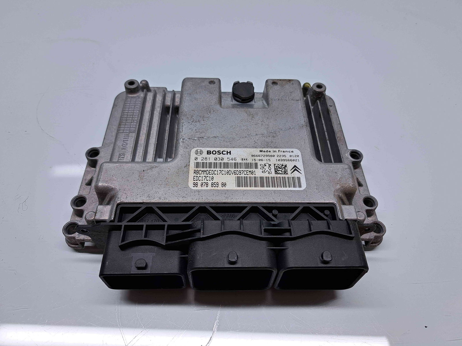 Calculator motor ECU Peugeot Partner (II) [Fabr 2008-2018] 9807885980 1.6 HDi DV6ETED 55KW / 75CP - imagine 1