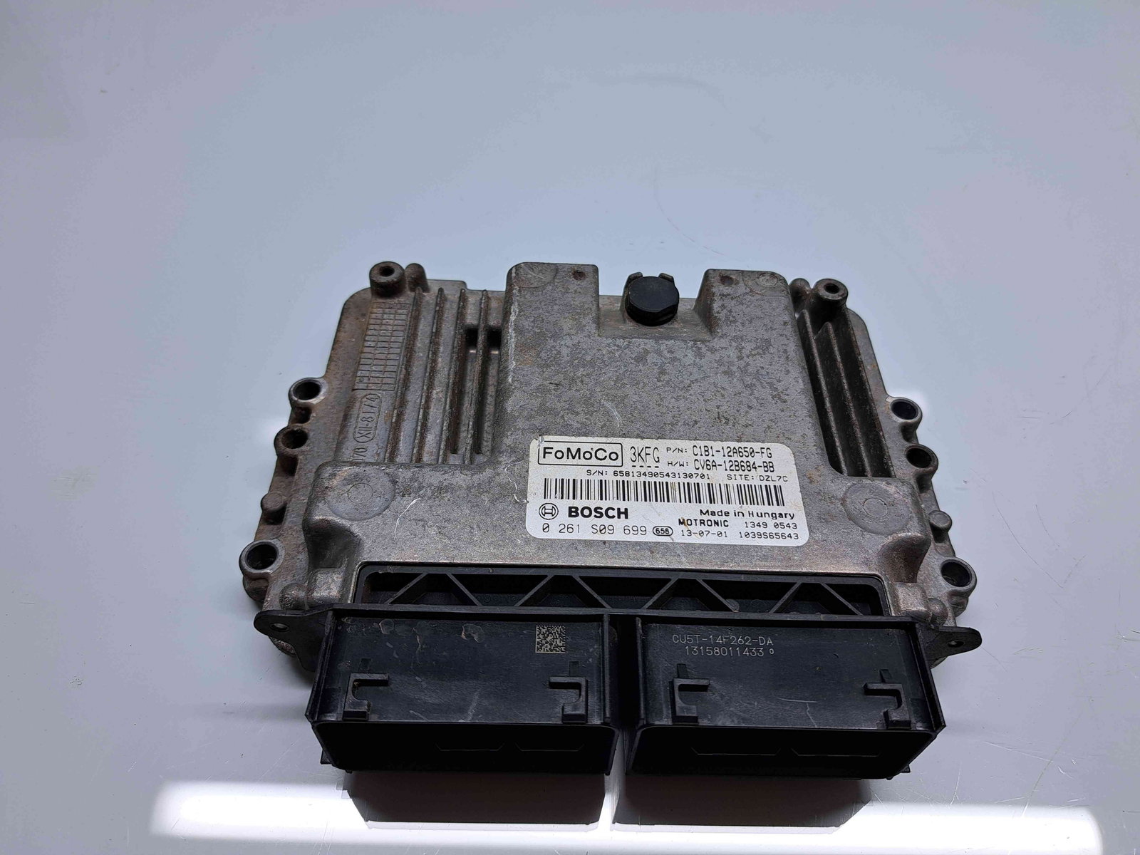 Calculator motor ECU Ford Fiesta 6 facelift [Fabr 2008-2019] C1B1-12A650-FG 1.0 Benz M1JE 74KW / 101CP - imagine 1