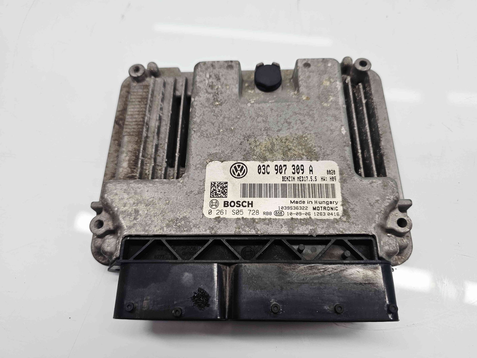Calculator motor ECU Volkswagen Golf 6 (5K1) [Fabr 2009-2013] 03C907309A 1.4 TSI CAXA 90KW / 122CP - imagine 1