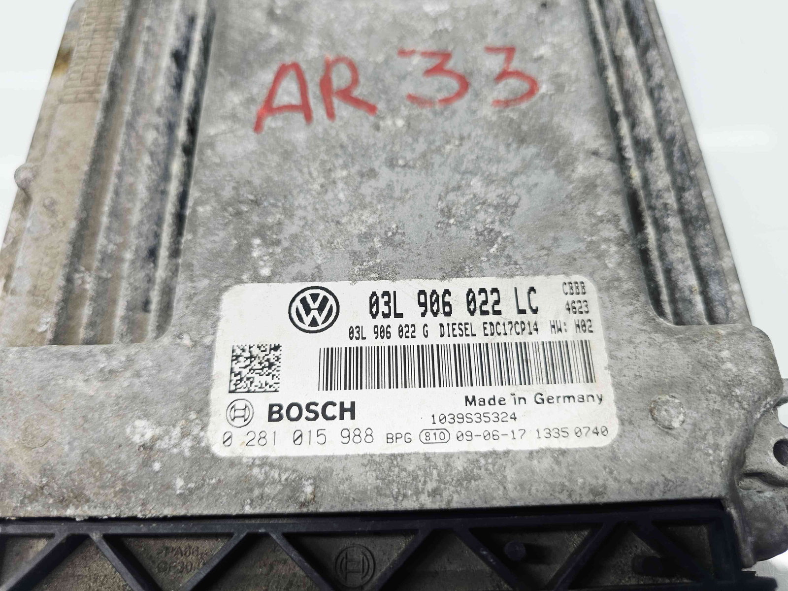 Calculator motor ECU Volkswagen Golf 6 (5K1) GTD [Fabr 2009-2013] 03L906022LC 2.0 TDI CBBB 125KW / 170CP - imagine 3