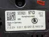  Ceas bord Skoda Octavia 3 Combi (5E5) [Fabr 2012-prezent] 5E0920971D
