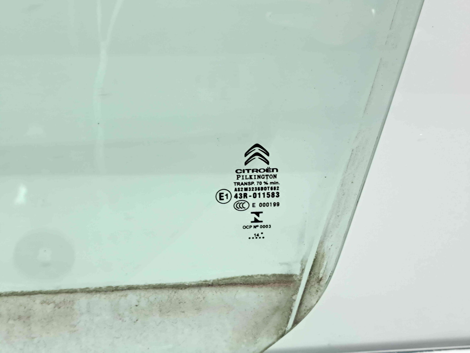 Geam usa stanga fata Citroen C4 Cactus [Fabr 2014-2017] OEM - imagine 2