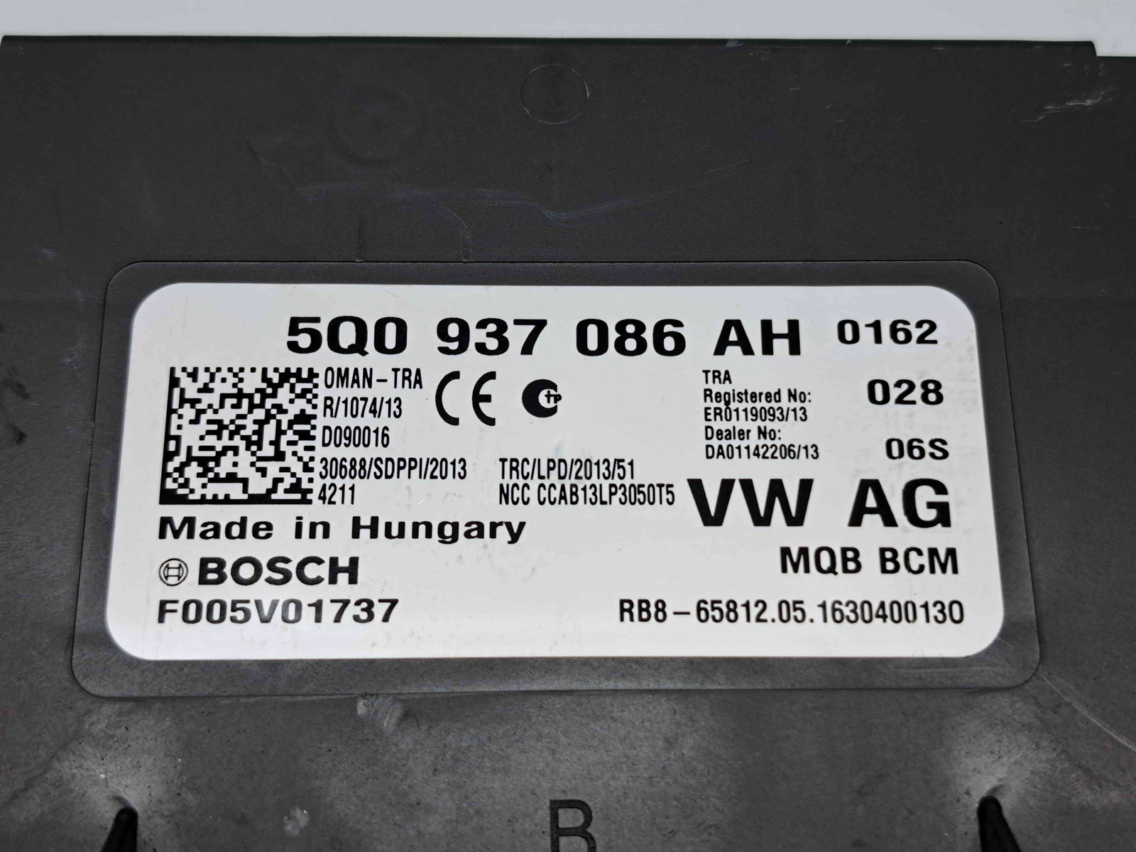 Modul confort Skoda Octavia 3 Combi (5E5) [Fabr 2012-prezent] 5Q0937086AH - imagine 3