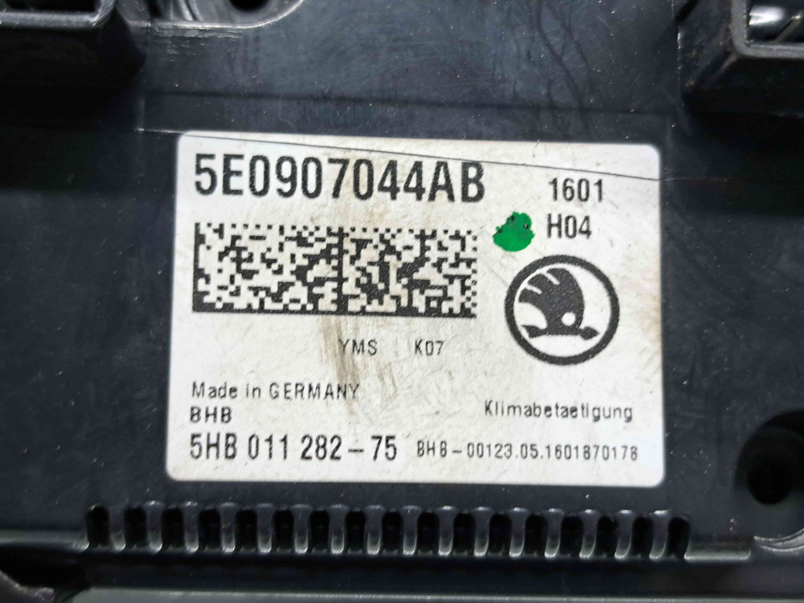 Panou comanda clima Skoda Octavia 3 Combi (5E5) [Fabr 2012-prezent] 5E0907044AB - imagine 5