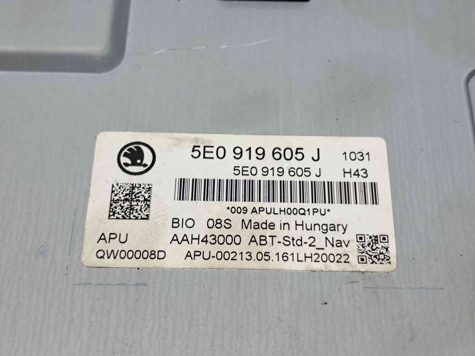 Radio CD cu navigatie Skoda Octavia 3 Combi (5E5) [Fabr 2012-prezent] 5E0919605J - imagine 5