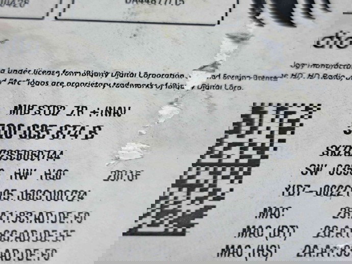  Unitate multimedia Skoda Octavia 3 Combi (5E5) [Fabr 2012-prezent] 5Q0035874B