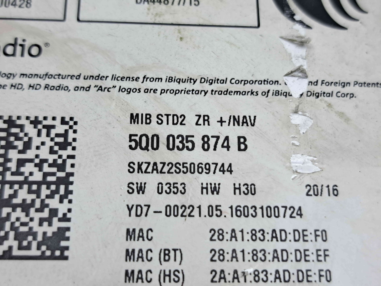 Unitate multimedia Skoda Octavia 3 Combi (5E5) [Fabr 2012-prezent] 5Q0035874B - imagine 3