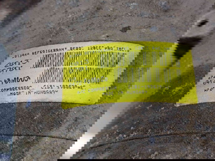 Compresor clima Ford B-Max [Fabr 2012-2017] C1B1-19D629-AE 1.0 Benz M1JE 74KW / 101CP