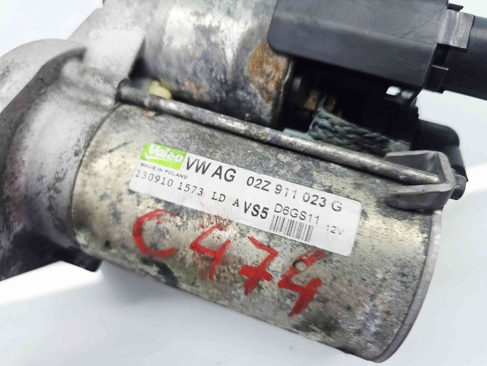  Electromotor 10 dinti  Volkswagen Eos (1F7, 1F8) [Fabr 2006-2015] 02Z911023G 1.4 TSI CAXA90KW / 122CP