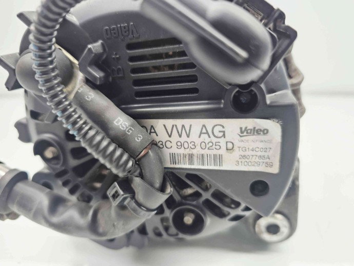 Alternator  AUDI A3 (8P1) [Fabr 2003-2012] 03C903025D 1.4 TSI CAXA 90KW / 122CP