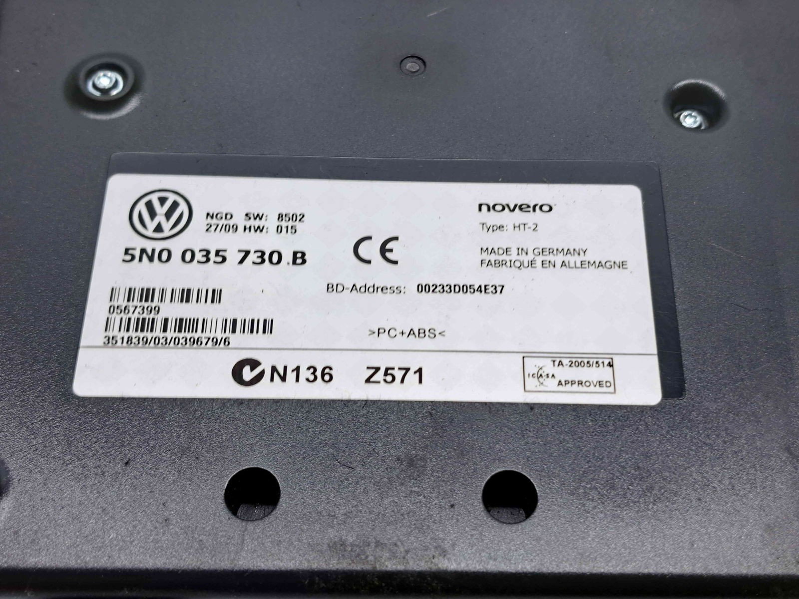 Modul confort Volkswagen Passat B7 (362) [Fabr 2010-2014] 5K0035730B - imagine 4