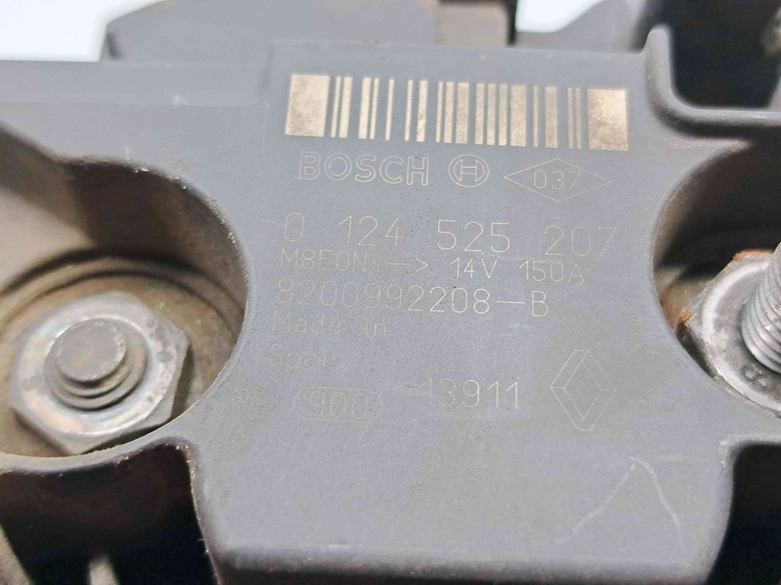 Alternator Renault Megane 2 [Fabr 2002-2008] 8200992208-B 1.6 B K4M-F6 77KW / 105CP - imagine 2