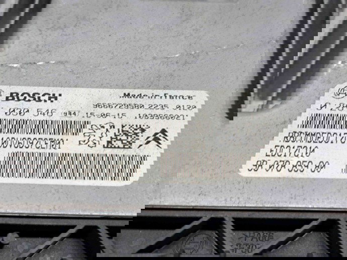 Calculator motor ECU  Citroen Berlingo 2 [Fabr 2008-2015] 9807885980 1.6 HDi DV6ETED 55KW / 75CP