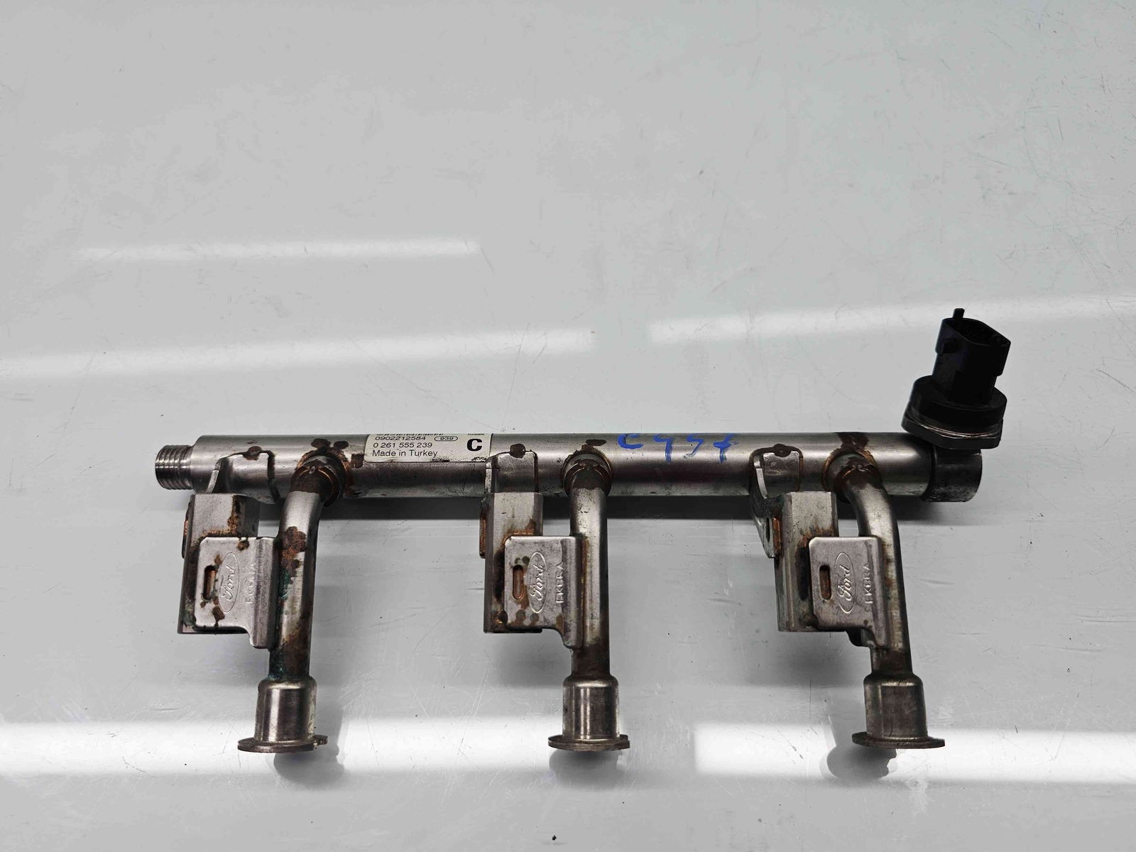 Rampa injectoare Ford Focus 3 [Fabr 2010-2018] DM5G-9H487-AC 1.0 Benz M1DA 92KW / 125CP - imagine 1