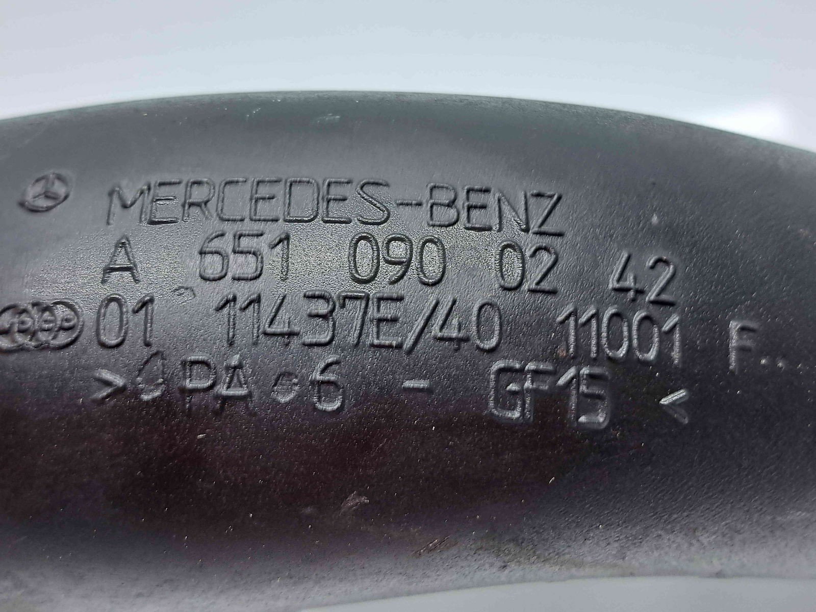 Furtun intercooler Mercedes Clasa C T-Model (S204) [Fabr 2007-2014] A6510900242 2.2 CDI 651924 125KW / 170CP - imagine 2