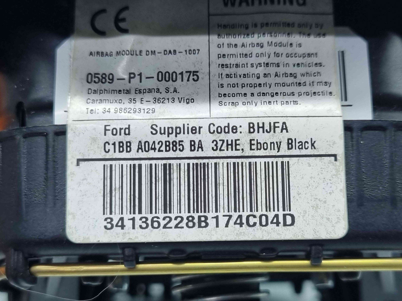 Airbag volan Ford B-Max [Fabr 2012-prezent] C1BBA042B85BA - imagine 8