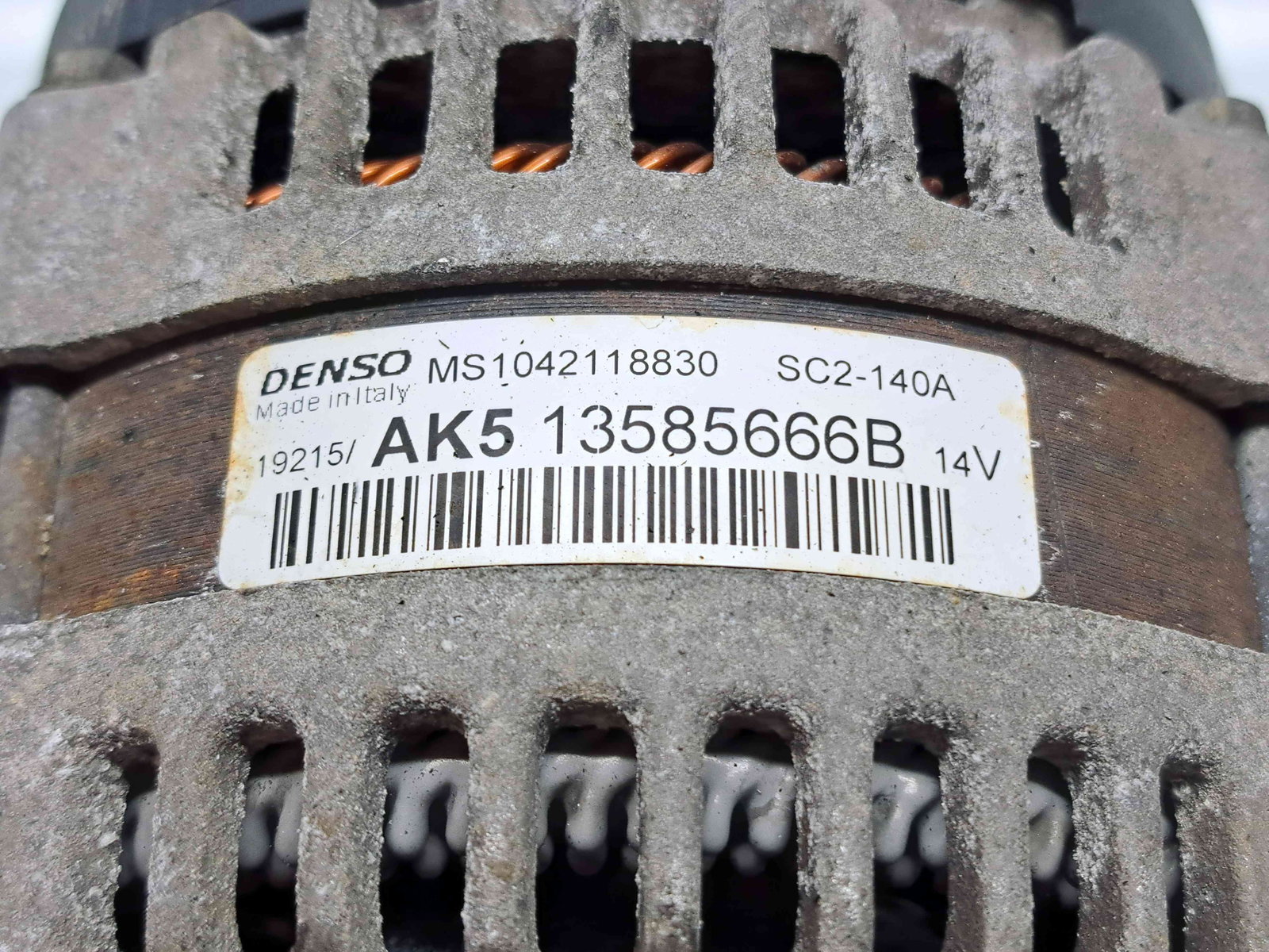 Alternator Opel Corsa E [Fabr 2014-prezent] 13585666B 1.4 Benz B14XEL 66KW / 90CP - imagine 3