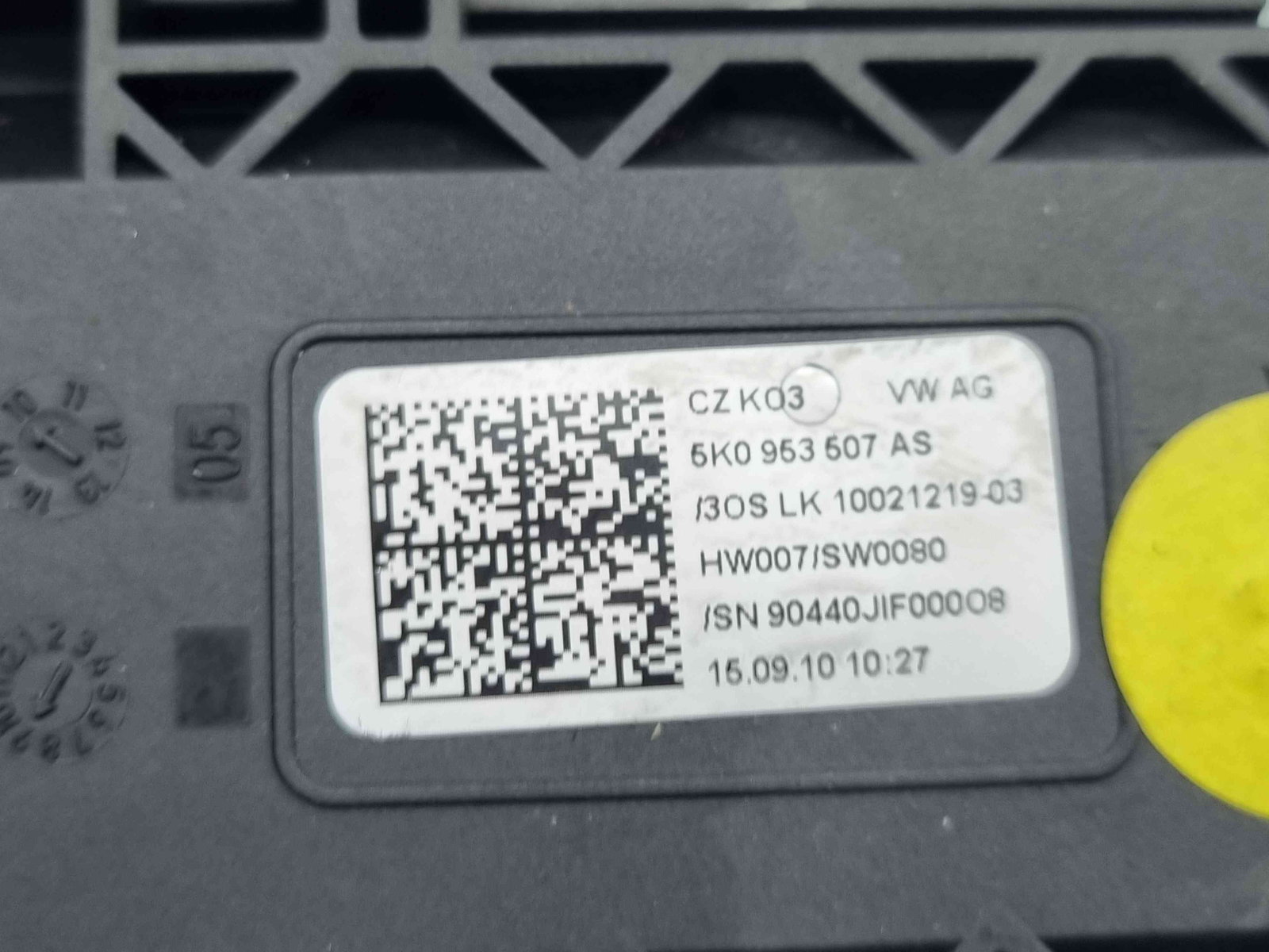 Ansamblu manete Volkswagen Golf 6 (5K1) [Fabr 2009-2013] 5K0953507AS - imagine 5