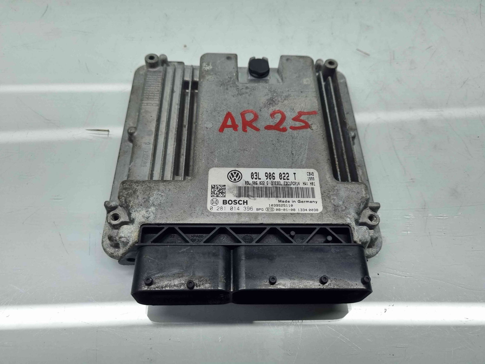 Calculator motor ECU Volkswagen Tiguan (5N) [Fabr 2007-2016] 03L906022T 2.0 TDI CBAB 103KW / 140CP - imagine 1