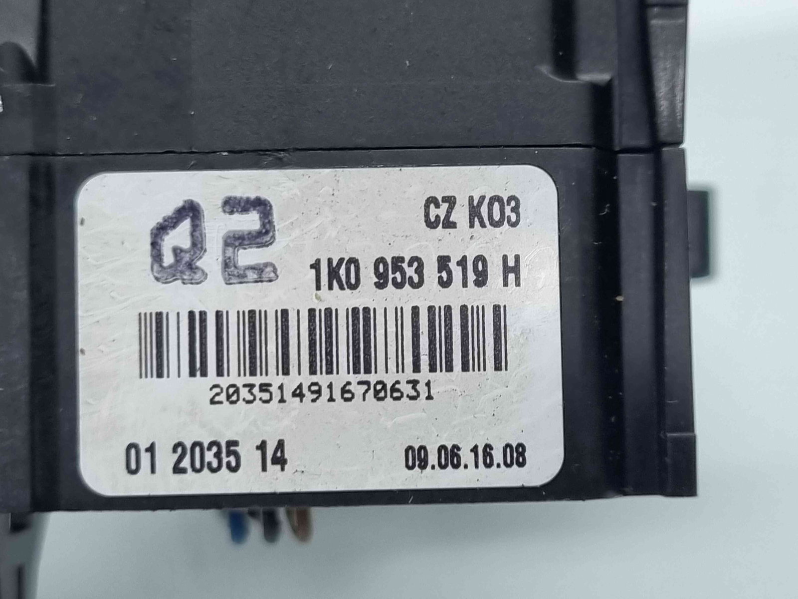 Maneta stergator Volkswagen Golf 6 (5K1) GTD [Fabr 2009-2013] 1k0953519H - imagine 4