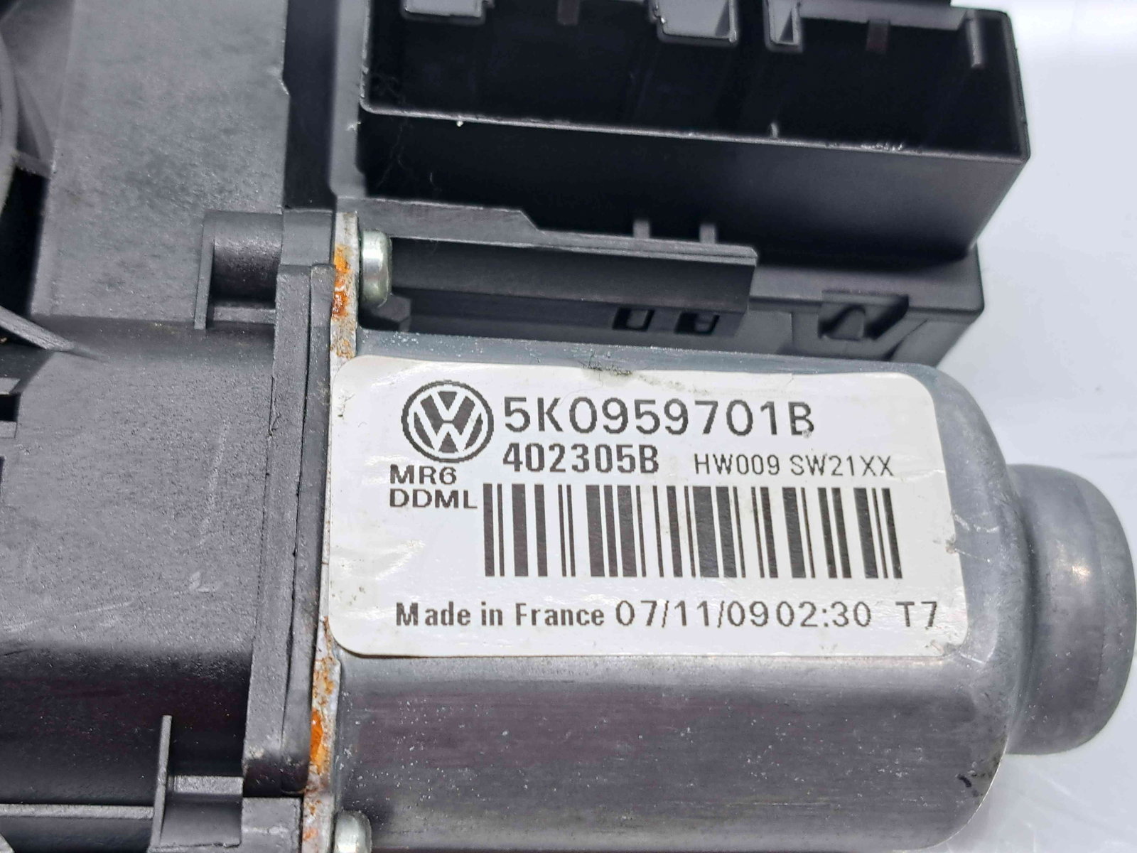 Motoras geam dreapta fata Volkswagen Golf 6 (5K1) [Fabr 2009-2013] 5K0959793 / 5K0959701B - imagine 2