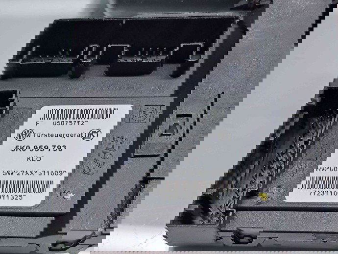 Motoras geam dreapta fata Volkswagen Golf 6 (5K1) [Fabr 2009-2013] 5K0959793 / 5K0959701B