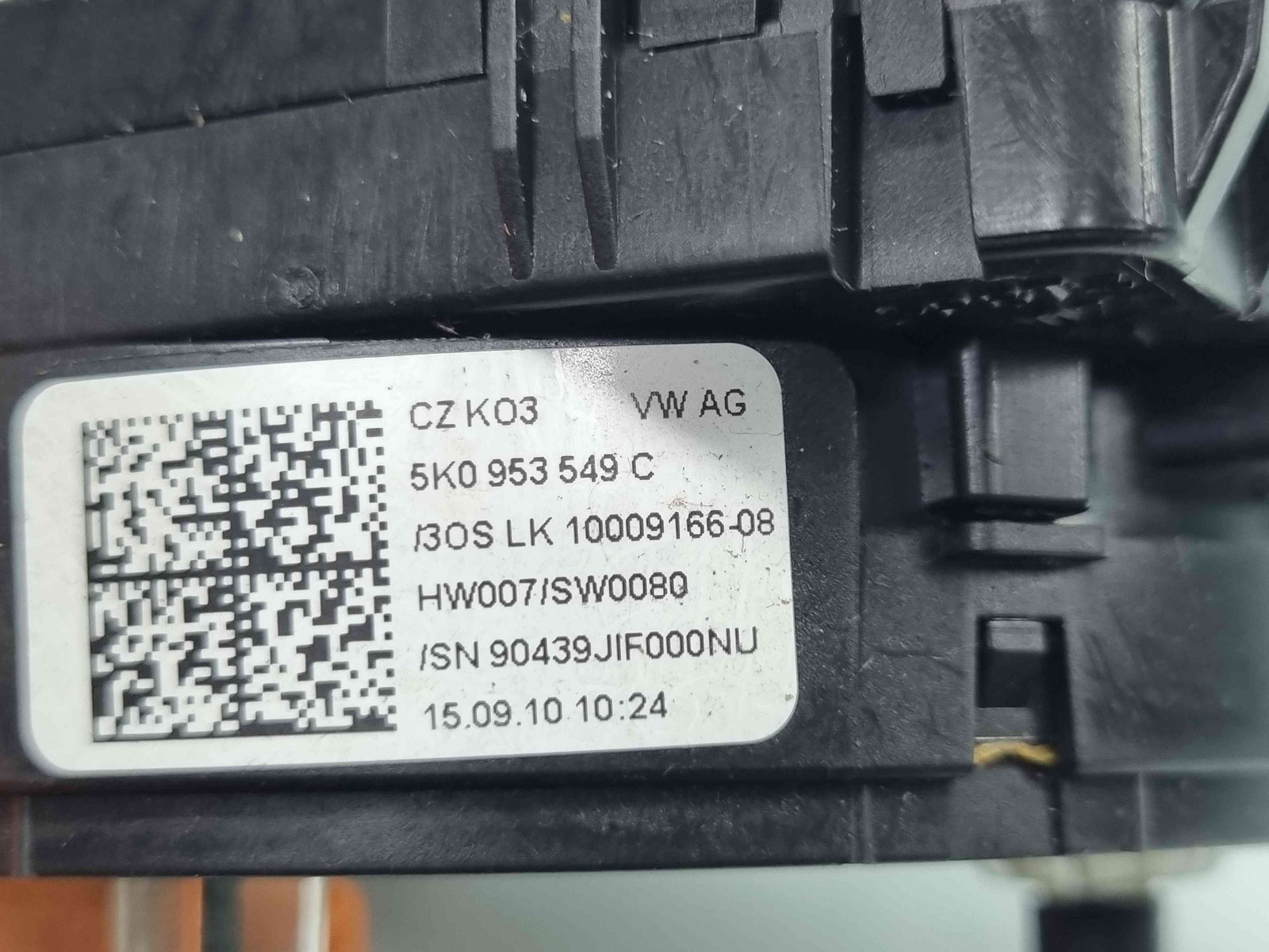 Spirala volan VolkswagenGolf 6 (5K1) [Fabr 2009-2013] 5K0953549C - imagine 5