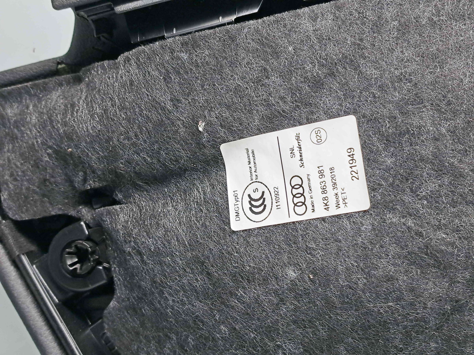 Tapiterie usa stanga spate Audi A6 (4A2, C8) S-line [Fabr 2018-2025] 4K8863981 - imagine 6